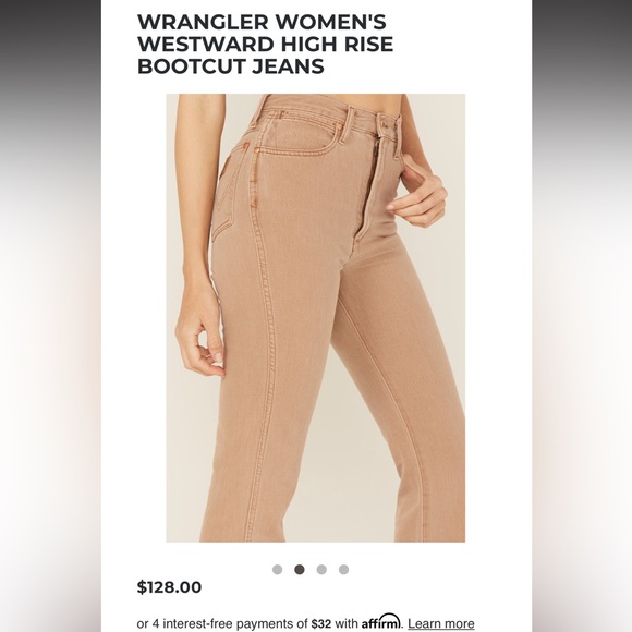 Wanderer Wrangler Flares NWT 32x32 - Picture 3 of 9